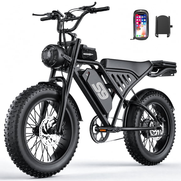ASKGO 48V 20Ah Electric Bike for Adults, 2200W Peak 750W Fat Tire Off-Road Ebike, 30MPH & 75 Miles, Cargo Ebike,NFC Unlock Electric Dirt Bike,UL2849