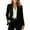 Black, variant on Women's Notch Lapel Long Sleeve Single Button Blazer Jacket,Lightweight Office Suit Coat with Pockets Beige,Women's Plus M