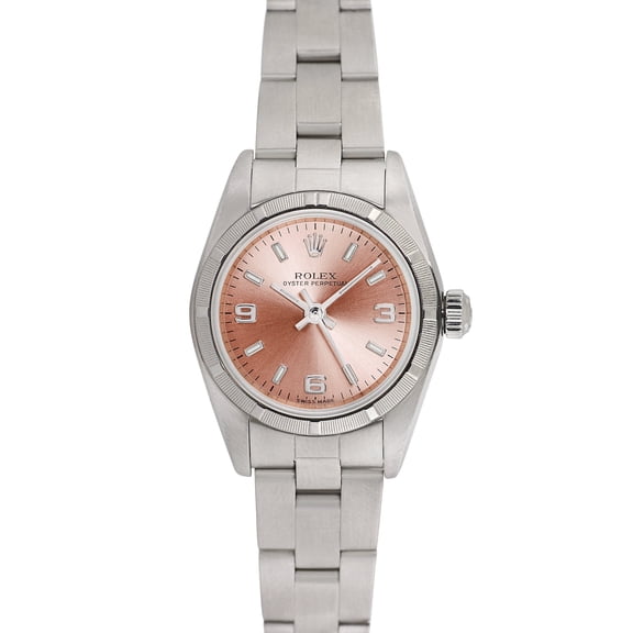 Pre-Owned Rolex Ladies Oyster Perpetual 25mm Stainless Steel Oyster Wristwatch