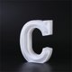 thumbnail image 3 of Luz LED USB Letter Lights Light Up White Plastic Letters Standing Hanging & AHeartcove LED221201-0105JD, 3 of 4