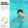 thumbnail image 2 of CRAFTHROU 15Pcs Assorted Color Diving Rings for Pool Durable Plastic Material Swimming Game, 2 of 4