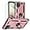 Rose Gold, variant on Galaxy A12 Phone Case, Samsung A12 Phone Case with HD Screen Protector, Military Grade Protective Cases with Ring for Samsung Galaxy A12 (Rose Gold)