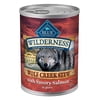 Blue Buffalo Wilderness Wolf Creek Stew High Protein Grain Free, Natural Wet Dog Food, Savory Salmon Stew in gravy 12.5-oz can (pack of 12)
