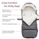 thumbnail image 3 of Saco para cochecito Momcozy, universal, ultrasuave, resistente a la intemperie, 3 of 7