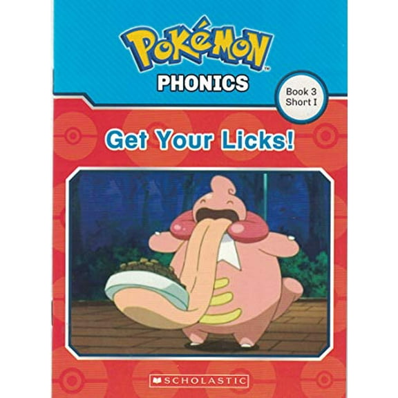 Pre-Owned Pokemon Phonics: Get Your Licks! (Book 3 Short I) Paperback