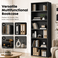 thumbnail image 7 of Alvantor 5-Tier /6-Tier Industrial Bookshelves and Bookcases, Tall Floor Standing Open Storage Shelf for Home Office, Living Room, Bed Room, 7 of 7