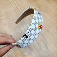 thumbnail image 1 of Diadema con estampado bonito de dibujos animados en 38 colores, diadema con orejas de Mickey Mouse, letras de aro, Minnie, doble lazo, accesorios para el cabello, disfraz Gao Jinjia LED, 1 of 2