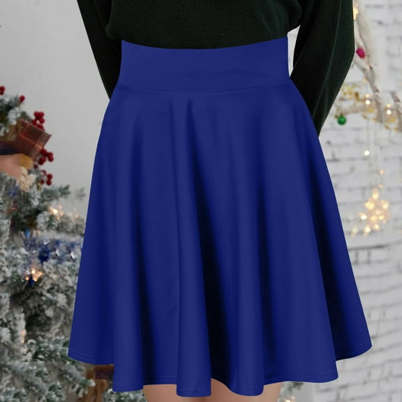 Vedolay Casual Skirts For Women Floral Skirt for Women's Hawaiian Tropical Beach Boho Wrap Midi Skirt,BU1 M