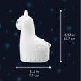 thumbnail image 5 of Globe Electric LED White Llama Multicolor Silicone Kids Night Light , 6.5" Height, 3.46" Width, 5 of 17