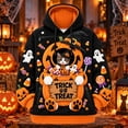 thumbnail image 2 of HAYIMI Halloween Pet Pouch Hoodie for Women Men, Funny Festive Sweatshirt With Front Pockets Carry Pouch For Small Dogs And Cats, Tops For Holiday Cuddle Pouch Dog Carrier Hoodie with Pet Pocket, 2 of 7
