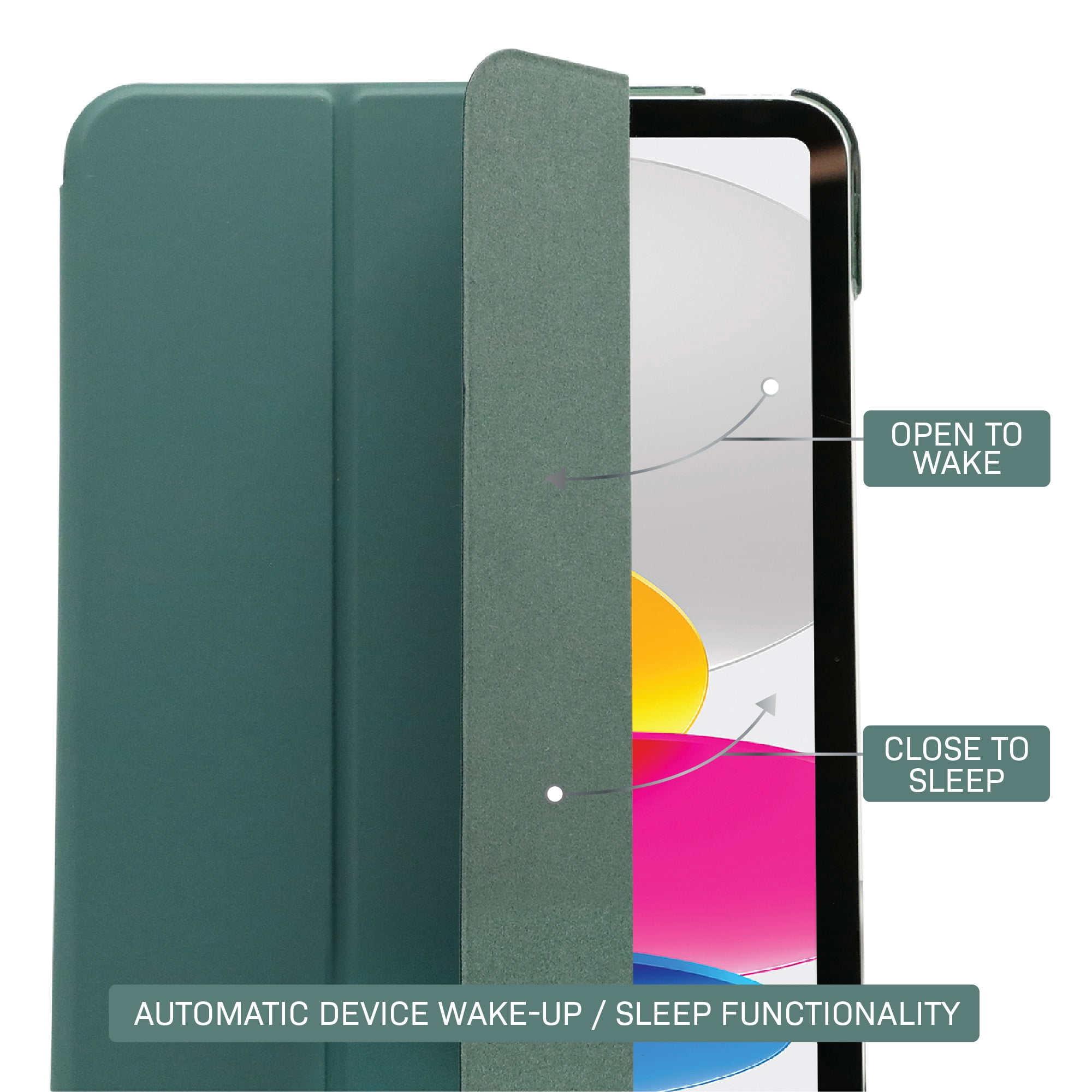 Body Glove Tablet Folio Case for iPad (A16) / iPad (10th generation) - Forest Green