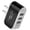 Black, variant on erfcxs LED Smartphone Charger. Wall Mount 3 USB US Charger Portable Travel Charger For IP/Typc C/Mirco USB Smartphones