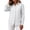White, variant on CBASIHI Womens Waffle Knit Cotton Button Down Shirts- Long Sleeve Collared Relaxed Fit Casual Fall Tops with Chest Pocket Beige Size S-2XL