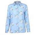 thumbnail image 1 of Blusas de mujer 2023 de talla grande 5XL blusa con cuello vuelto camisa Casual Tops ropa de trabajo elegante camisas de gasa ropa de mujer Tops Tan Jianjun  unisex, 1 of 2