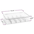 thumbnail image 2 of Sorbus Clear Storage Case - Multipurpose Stackable Organizers and Storage Container for Sorting Jewelry, Small Toys, and More, - Storage Bins with Hinged Lid Includes 5 Sections Each (3 Pack), 2 of 7