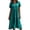 #199-Multicolor, variant on Women's Short Sleeve Drop Waist Maxi Dress Button V Neck Pleated Loose Flowy Long Dress for Graduation Dress