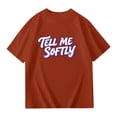 thumbnail image 4 of Shadoumai 5t Girls Shirts Solid Color Crewneck Shirt Short Sleeve T Shirt Soft Pullover Tops Baby Girl Summer Clothes, 4 of 4