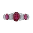thumbnail image 2 of 0.07  CTTW STERLING SILVER LAB CREATED RUBY FASHION RING, 2 of 4