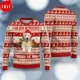 thumbnail image 5 of Sudadera con estampado 3D de Feliz Navidad Suéter navideño con gráfico de Papá Noel Suéter navideño feo de moda para hombres Nuevos suéteres, 5 of 5