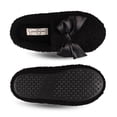 thumbnail image 6 of Jessica Simpson Girls Slip-On Clogs - Fuzzy Comfy Warm Memory Foam Sherpa Slippers with Satin Bow, 6 of 9