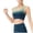 Green, variant on Womens Sports Bras Gradual Hanging Shockproof Gathering Breathable Sports Bra Wireless Bra Brown M
