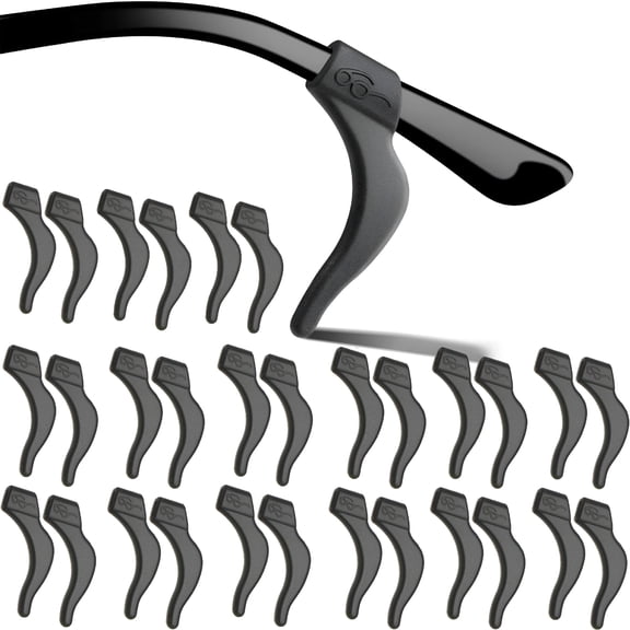 HBMYN Eyeglass Ear Grips - 21 Pairs Glasses Anti-Slip, Comfortable Silicone Elastic Eyeglasses Temple Tips Sleeve Retainer, Prevent Eyewear Sunglasses Spectacles Glasses Slipping