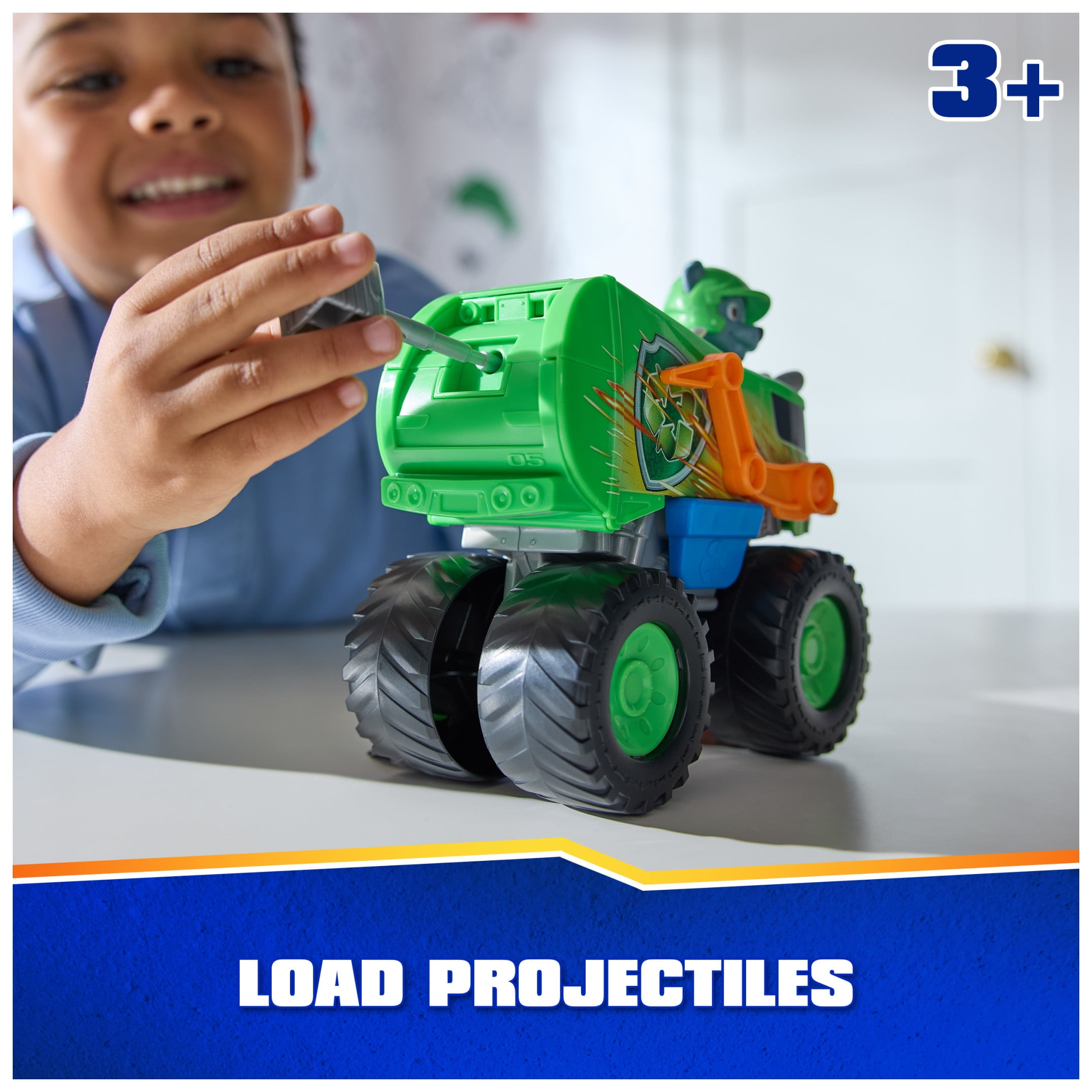 PAW Patrol: Rescue Wheels Rocky’s Recycle Truck with 2.5" Action Figure