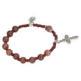 thumbnail image 1 of Pulsera cruzada de metal Bling Bling con piedras preciosas elásticas de estilo retro, 1 of 12