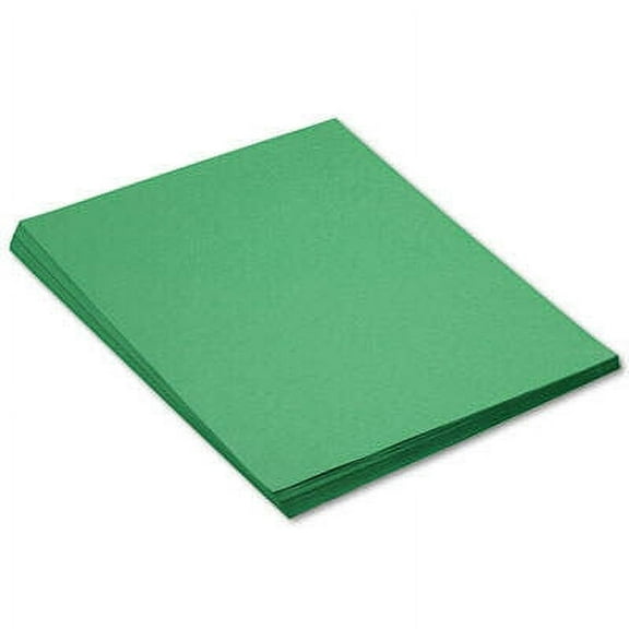 2PK Prang SunWorks Construction Paper, 50 lb Text Weight, 18 x 24, Holiday Green, 50/Pack (8017)