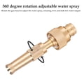 thumbnail image 6 of Outdoor Garden Hose Nozzle, Brass Watering Sprayer with Leak-Proof Connector, Adjustable Spray Modes for Lawns, Flowerbeds & Vegetable Gardens, 6 of 6