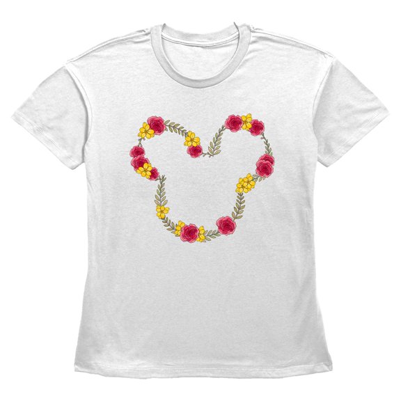 Women's Mickey & Friends Spring Roses  Graphic T-Shirt