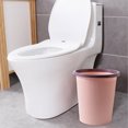 thumbnail image 6 of PPgejGEK Pressure Trash Can Garbage Bin for Bathroom Bedroom Office Kitchen Small Space Living 25x23x23cm 9.84x9.05x9.05in Dark Blue Light Blue Pink, 6 of 7