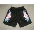thumbnail image 1 of Miami Heat Retro Embroidered Zipper Pocket Shorts Basketball Pants Embroidered Shorts, 1 of 2