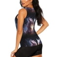 thumbnail image 3 of Lsque Fox Couple Printed Workout Tank Tops for Women, Athletic Sports Tank Tops, Compression Sleeveless Dry Fit Shirts,Sleeveless Yoga Shirt-X-Large, 3 of 9