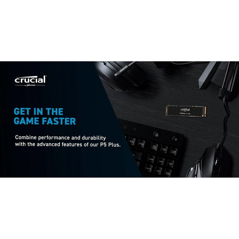 Crucial P5 Plus 2TB M.2 2280 PCIe 4.0 x4 NVMe 3D NAND SSD for