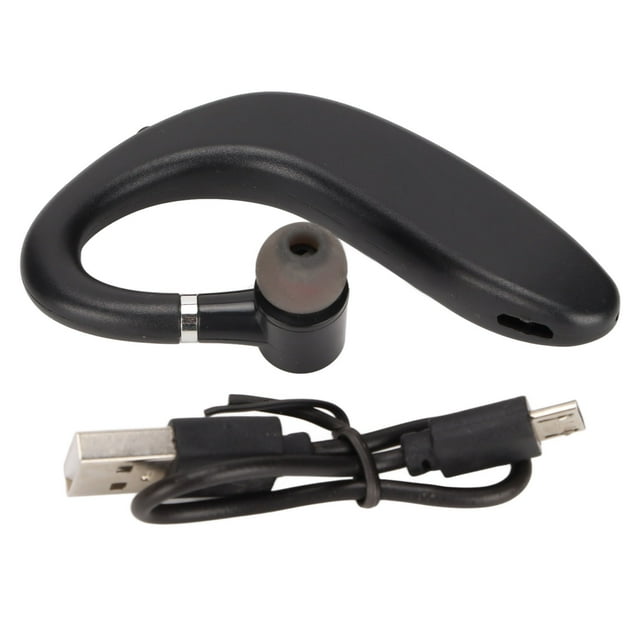 Auriculares Bluetooth 5.2, impermeables, ultraligeros, manos libres, de un solo oído, para negocios, conducción deportiva, negocios y oficina
