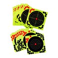 thumbnail image 1 of 20 Piezas Objetivos de Tiro Colamx 8/12 Pulgadas Hojas de Papel de Objetivo Salpicadura Fluorescente, 1 of 8