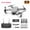 E, variant on Herrnalise Drone with Double Camera for Adults Beginners Kids,Foldable RC Quadcopter,Toys Drone Gifts,1080P FPV Video,One Key Start,Headless Mode,Waypoints fly,360°Flips