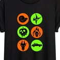 thumbnail image 3 of Disney Villains - Villian Symbols - Women's Oversized T-Shirt, 3 of 5