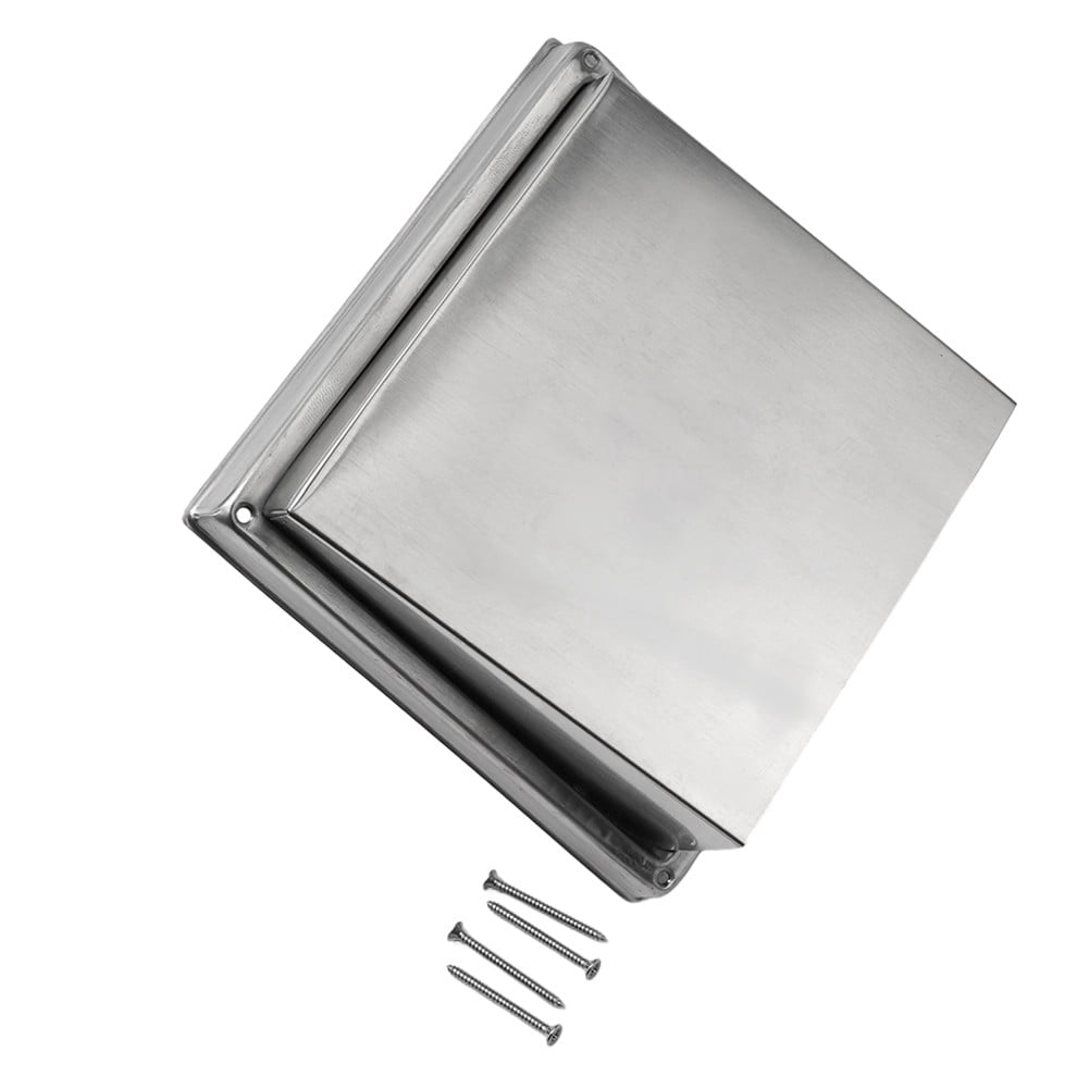 4'' 100Mm Wall Air Vent Outlet Stainless Steel Metal Cover Exhaust Grille External Extractor Wall Vent