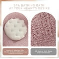 thumbnail image 2 of 2024 Upgrade Super Soft Sunflower Suction Cup Bath Ball Beige+Purple, 2 of 7