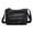 Black, variant on Crossbody Bags for Women, Vintage Style Multi-compartment One Shoulder Bag, Mini Faux Leather Messenger Bags Leather Purses, Casual Tote Bag for Work Shopping Travel(Black)
