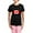 With Pink Camo Pant, variant on - Id Rather Be In Canada Pajamas - Women's Short Sleeve Print T-Shirt and Pants Dark Cotton Pajama Set