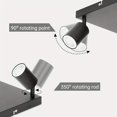 thumbnail image 2 of Modern 4-Flame Square LED Ceiling Spotlight - Perfect for Kitchens  Living Rooms  and Bedrooms!, 2 of 7