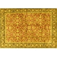 thumbnail image 1 of Ahgly Company Indoor Rectangle Persian Yellow Traditional Area Rugs, 8' x 10', 1 of 4