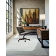 thumbnail image 6 of Unique Loom Moroccan Trellis Collection Area Rug - Mamounia (10' 8" x 16' 5" Rectangle Light Blue/Ivory), 6 of 6