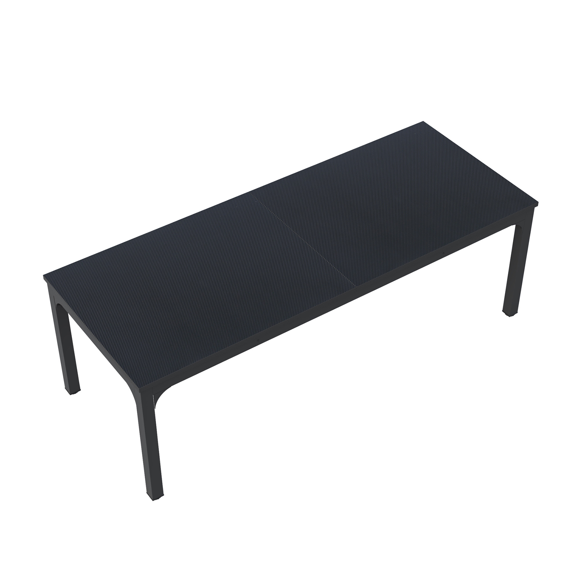 MAYEERTY 78.7 Inch Dining Table, 6-8 Seater Rectangular Table with 25mm MDF Board & Heavy Duty Metal Frame