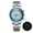 AD2539 Blue face beige eyes, variant on Men's Watch, Rugged 37mm Racing Chronograph Dive Watch 100m Waterproof, Japanese Quartz Analog Sport Watch for Men