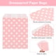 thumbnail image 3 of Uxcell 100Pcs Bolsas de Papel Kraft, 7" x 5" Bolsas de Caramelo Impermeables, Bolsas de Favor Planas, Bolsas de Regalo Pequeñas, Puntos Rosas, 3 of 6