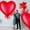 Red, variant on 4 Pcs 68.1 x 63 Inch Huge Heart Balloons Romantic Jumbo Large Heart Foil Balloons for Wedding Engagement Anniversary Valentines Day Party Decor Outdoor Indoor (Red)